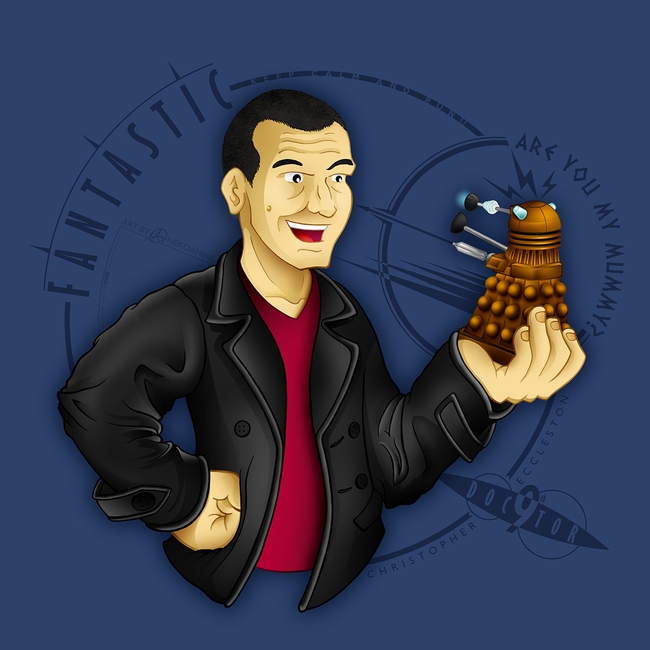 Christopher Eccleston Bleu