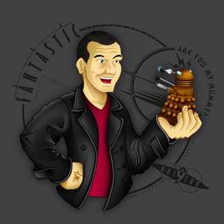 Christopher Eccleston Gris Foncé