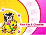 Rina & Chocobo Wallpaper